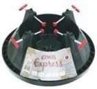 Cinco Plastic Black Christmas Tree Stand 10 ft. Maximum Tree Height