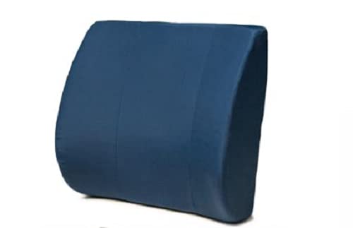 Graham-Field DM80 Lumex Lumbar Support Cushion, Back Pain Relief and Therapy, Blue, 14" x 13" Foam