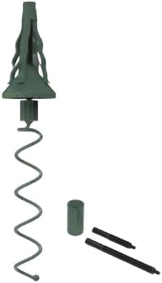 harayaa Xmas Holder Universal Twist on Adjustable Stabilizer Iron Support Rod Ornament Stand Suitable for Home Decor, Green