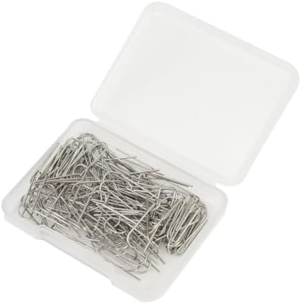 FABULETTA High Temperature Nichrome Wire U-Shaped Hooks 21 Gauge Ceramic Kiln Hanger for Jewelry Pendants Ornaments Glass Art 50PCS(200pcs)