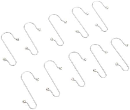 100pcs Stainless Steel S Shape Christmas Tree Hooks for Ornaments ?€? Rust