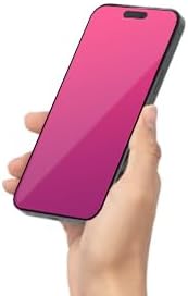 EGKimBa Privacy Screen Protector for iPhone 16, 6.1 inch Gradient Colorful Electroplated Anti-Spy Anti-Blue Light Easy Installation Tempered Glass