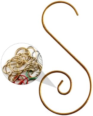 100pcs Christmas Tree Hooks Metal Ornament Hangers for Holiday Decor Sturdy for Stockings and Festive Displays for Home Event Use