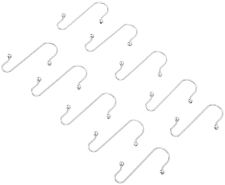 Stainless Steel S Hooks 100pcs | Multipurpose Hangers for Christmas Tree Ornaments/Home Decor/Small Gifts | Secure S - Shape Design