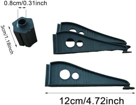 Christmas Tree Stand Plastic Christmas Tree Legs Replacement Artificial Xmas Tree Base Holder Artificial Tree Replacement Stand Plastic Base Stand Holder for Xmas Trees 10/12/15/20cm (AG, 12cm)