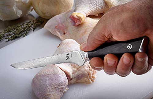 Mercer Culinary M13787 Premium Grade Super Steel, 6-Inch Boning Knife, G10 Handle - style: Boning Knife G10 Handle 6 Inch