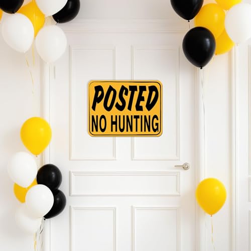 Hunting Party Decorations - 9 PCS Gone Hunting Birthday Party Sign Decorations for Boys Kids Deer Hunting Themed Birthday Party Funny Deer Hunter Decor for Man Room Home Garden Yard Wall Decor - style: Hunt