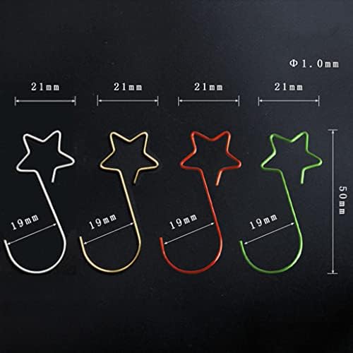 20Pcs Christmas Ornaments Hooks Stainless Steel Star Shaped Hangers Christmas Tree Star Shaped Hooks for Party Decorative Metal Five-Pointed Hook Tree Hanging Pendant Decorations