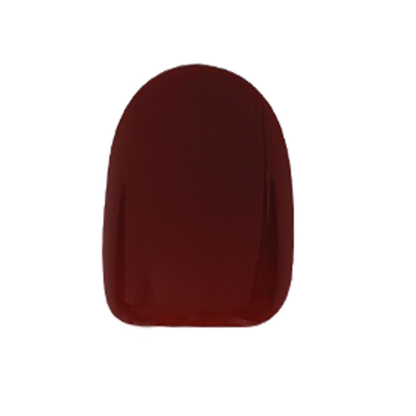 Skiennix Press on Nails Short,30 Pieces Burgundy Oval Fake Nails Reusable Stick Kit with Glue, Adhesive Tabs, Mini Nail File, 15 Sizes Natural Whitening for Women Dark Red