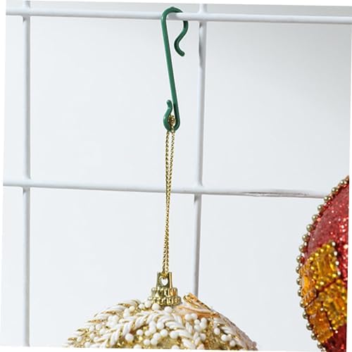 100pcs Holiday Hooks for Christmas Tree Decoration Hanging Hooks for Ornaments Xmas Supplies Holiday Parties