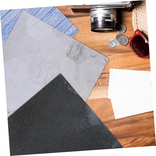 Generic Photo Backdrop Boards Set for Small Product Photography, 15pcs Marble Cement Wood Pattern Kit with Carry Bag and Clips, Tabletop Backgrounds for Jewelry Food Cosmetics Photoshoot