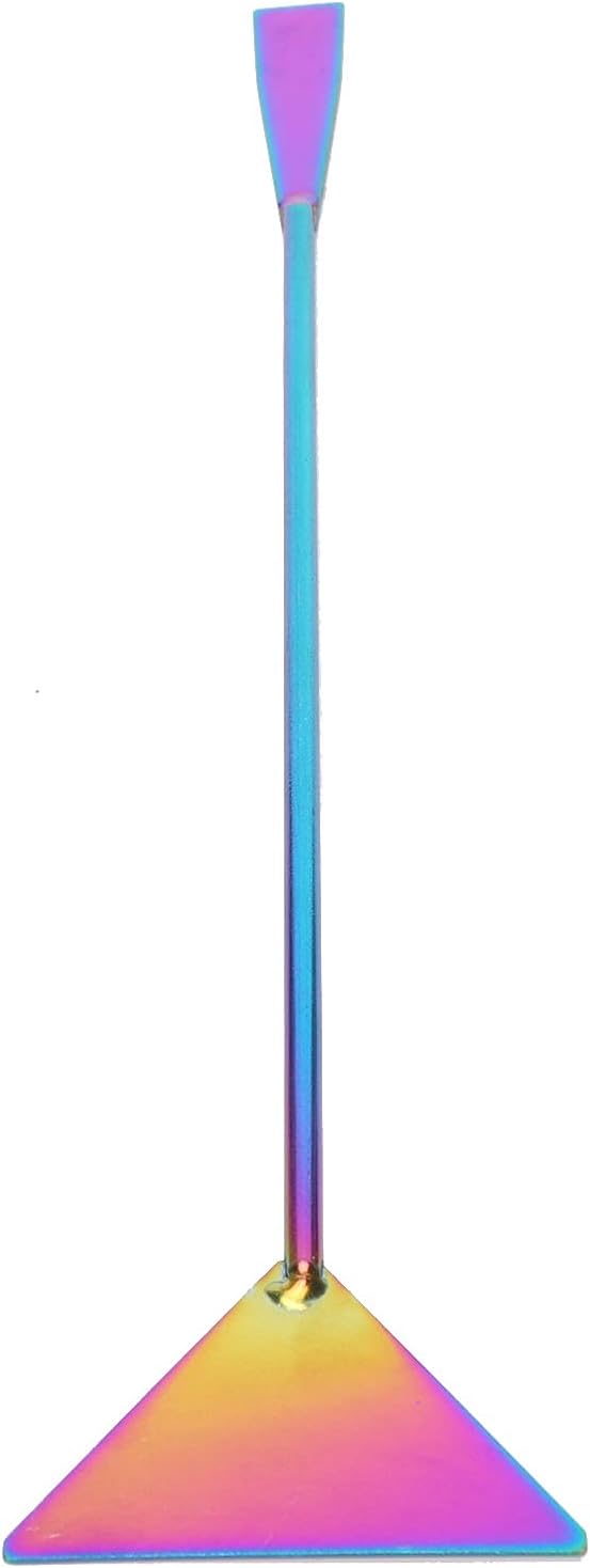 Gavigain Aquarium Sand Flattener Tool, Double Headed Stainless Steel Spatula, Substrate Groomer and Plant Untangler for Aquarium Maintenance