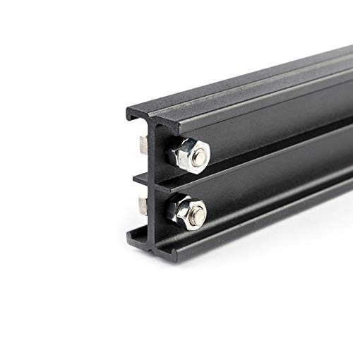 1.5M Double Track for Studio Ceiling Rail System Ceiling Mounting Rail System Accessories Sliding Track (1.5M Double Track(Movable Track)) - size: 1.5M Double Track(Movable Track)