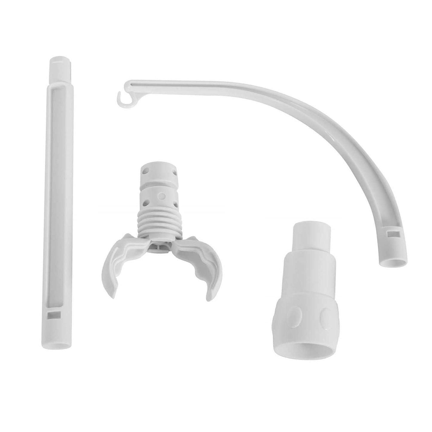 LIUDHPSP 23 inch Baby Crib Mobile Bed Bell Holder Arm Bracket, The Claw Part can be Adjusted Width-DIY Toy Decoration (Stand Without Music Box)