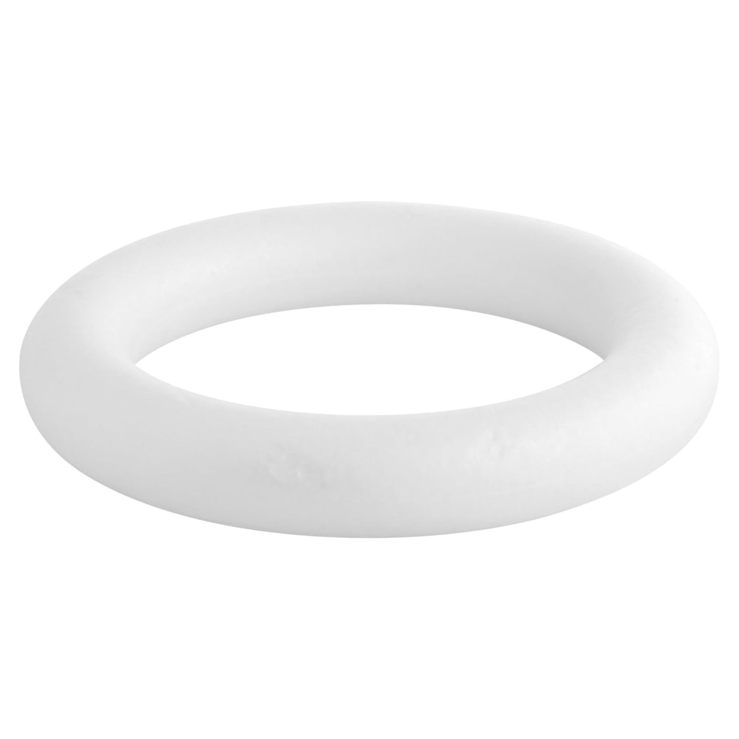 Bright Creations Foam Wreath Form - 10 Inch, White, Set of 4, Round - Wreath Frame for DIY Crafts & Floral Decor