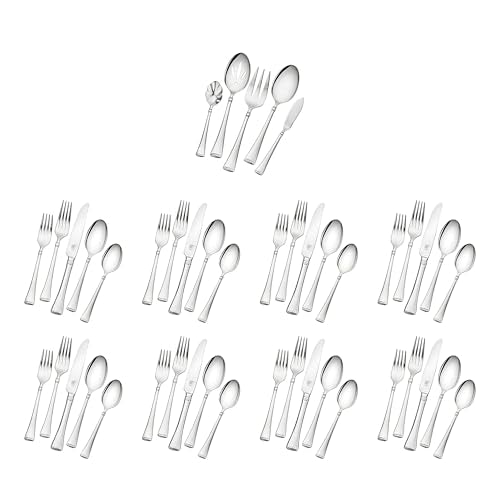 ZWILLING Angelico Flatware Set, 45-Piece, Silver