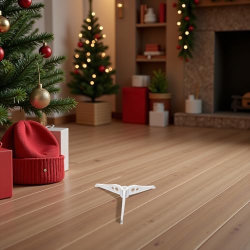2pcs Christmas Tree Stand Plastic Base Holder 0.8cm Inner Diameter