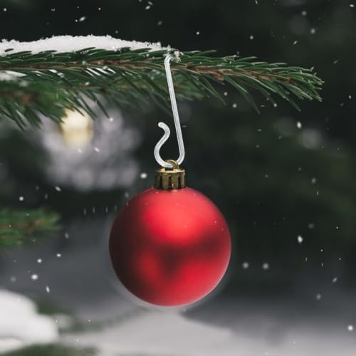 Christmas Tree Ornament Hooks for S Shaped 400pcs Plastic Baubles