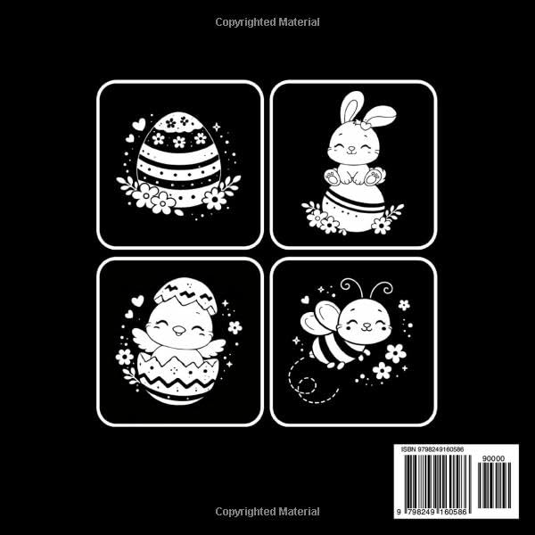 My First Easter! High Contrast Baby Book: 50+ Black & White Easter Images for Babies 0–12 Months, Designed to Stimulate Visual Development, Support Brain Growth, and Improve Eyesight