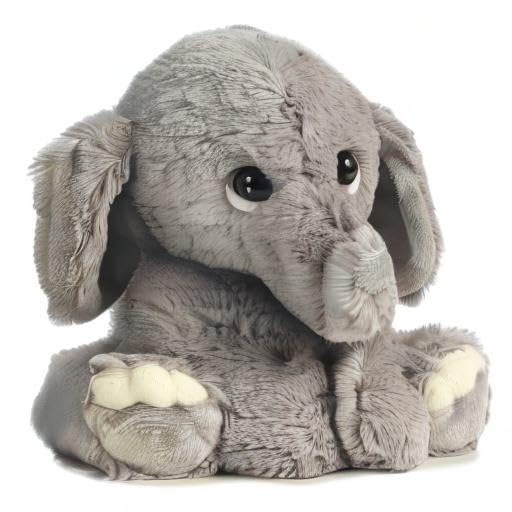 Aurora® Playful Lil Benny Phant™ Baby Stuffed Animal - Soft & Cuddly Toy - Imaginative Play - Gray 9 Inches