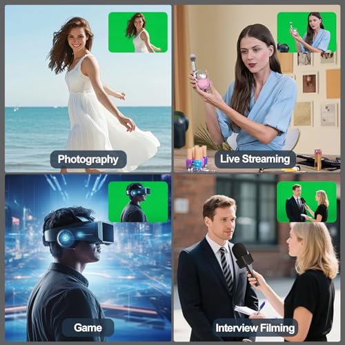 Green Screen Backdrop, 8.5×10FT Photography Chromakey Greenscreen Background Sheet for Zoom Meeting, Polyester Fabric Cloth Curtain for Photo Video Studio, Party, Live Streaming, Photoshoot - size: 8.5x10ft
