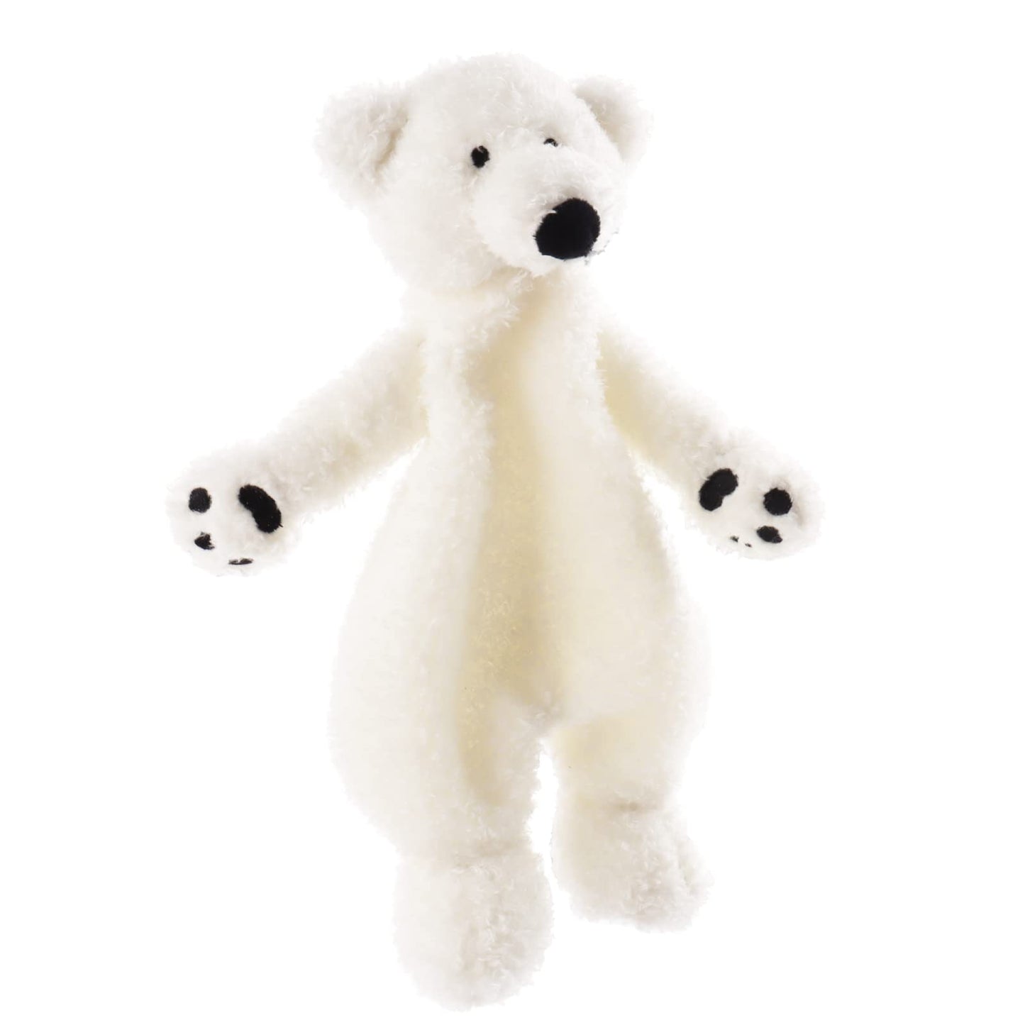 Apricot Lamb Arctic Stuffed Animals Security Blanket White Polar Bear Infant Nursery Character Blanket Luxury Snuggler Plush 10 Inches