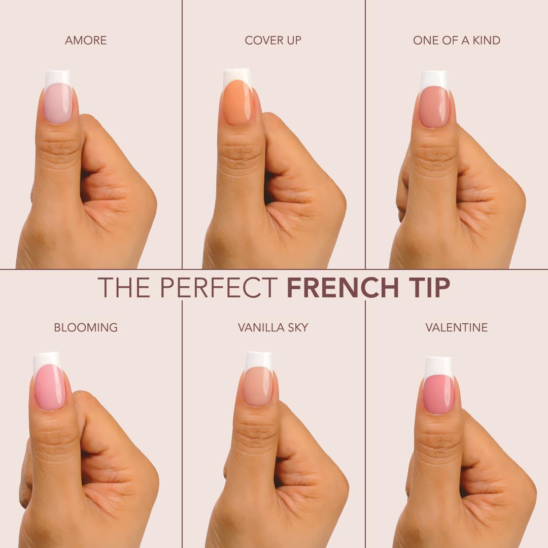 Kiara Sky Professional Nails *NEW* Cover Gelly Tip Case Soft Gel Nail Extensions (Coffin Medium - Amore)