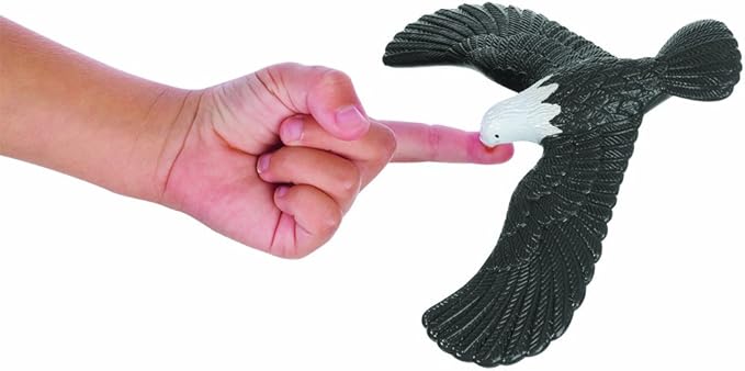Toysmith Balancing Eagle Toy, Magic Trick Toy for Kids Ages 5+, 7 Inch Bird