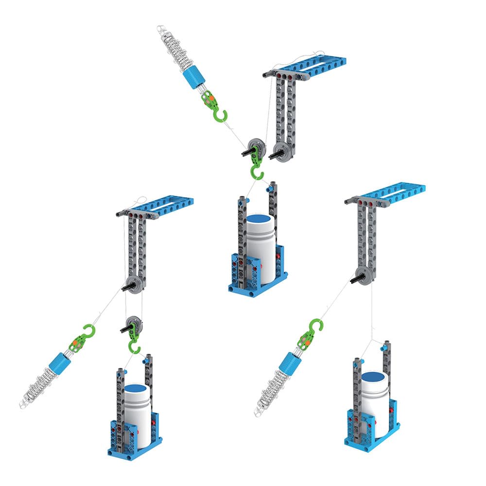 Thames & Kosmos Simple Machines Science Experiment & Model Building Kit, Introduction to Mechanical Physics, Build 26 Models to Investigate The 6 Classic Simple Machines