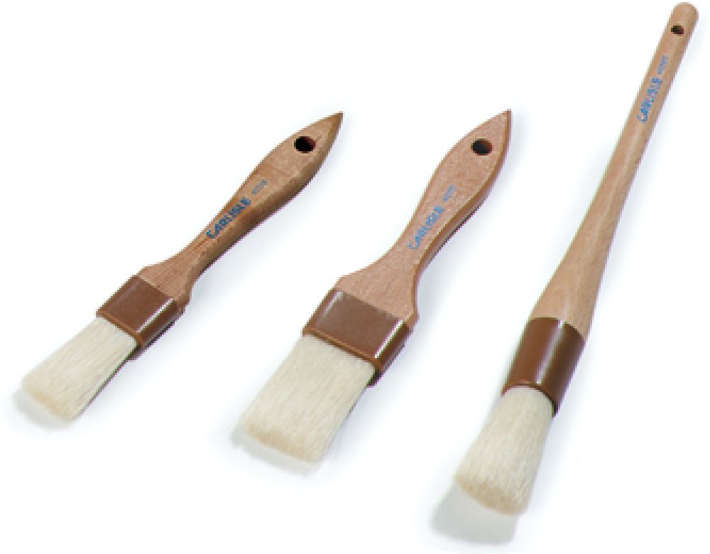 SPARTA Chef Series Basting Brush, Round Boar Bristle Pastry Brush for Cooking and Baking, 1" Wide, 1 Count