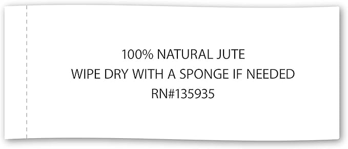 DII Jute Burlap Collection Kitchen Tabletop, Table Runner, 14x72, Middle Stripe Artichoke