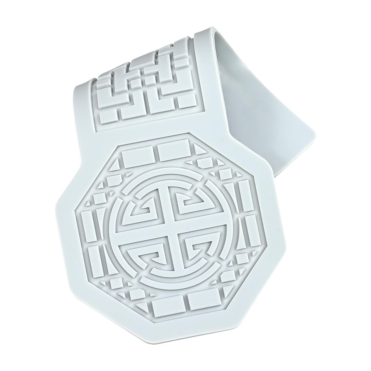 mostsom Pane Shape Chinese Style Pattern Lace Mold Silicone Mold DIY Sugarcraft Cake Decorating Tool Chocolate Fondant Lace Mat (B_ Pane)