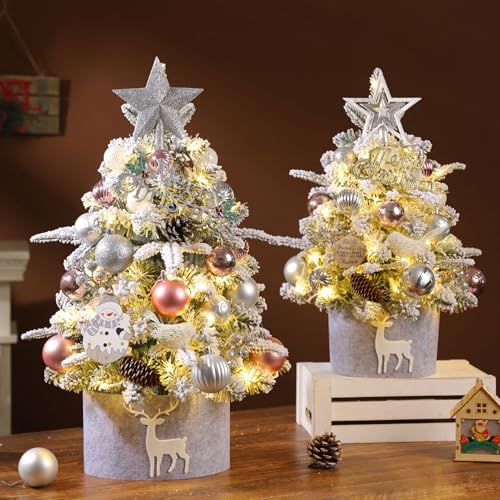 YYCRAFT Star Chirstmas Tree Topper 7 Inch Christmas Decoration 2 Pack,Silver