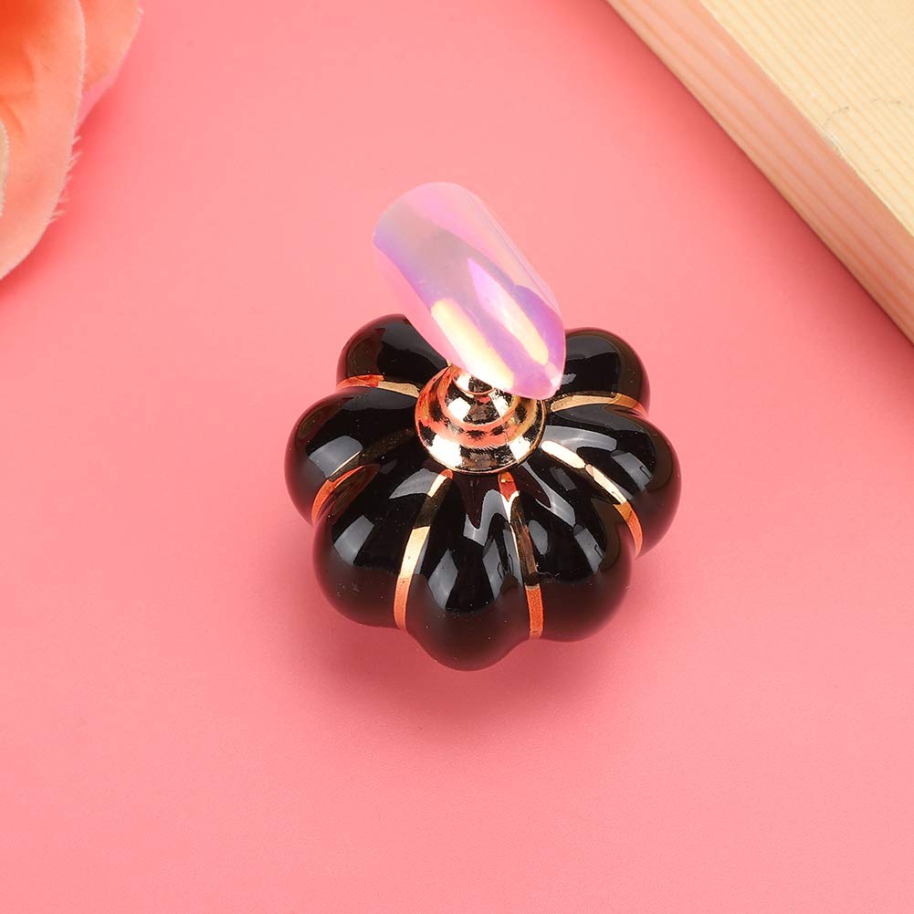 Nail Art Practice Stand, Magnetic Manicure Practice Tips Holder Tool Professional Nail Art Display Stand Fingernail DIY Display Stands for Home and Salon False Nail Tip Manicure Tool(1#)