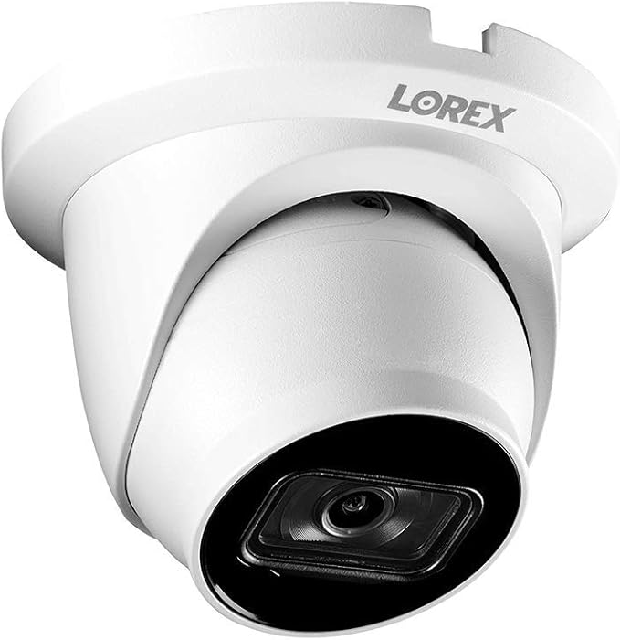 LorexTechnology NC4K3F-1612WD 16 Channel 3TB 4K Ultra HD Nocturnal NVR System with Twelve 4K Smart IP Security Dome Cameras w/Real-Time 30FPS and Listen-in Audio,150ft Color Night Vision,12 Dome