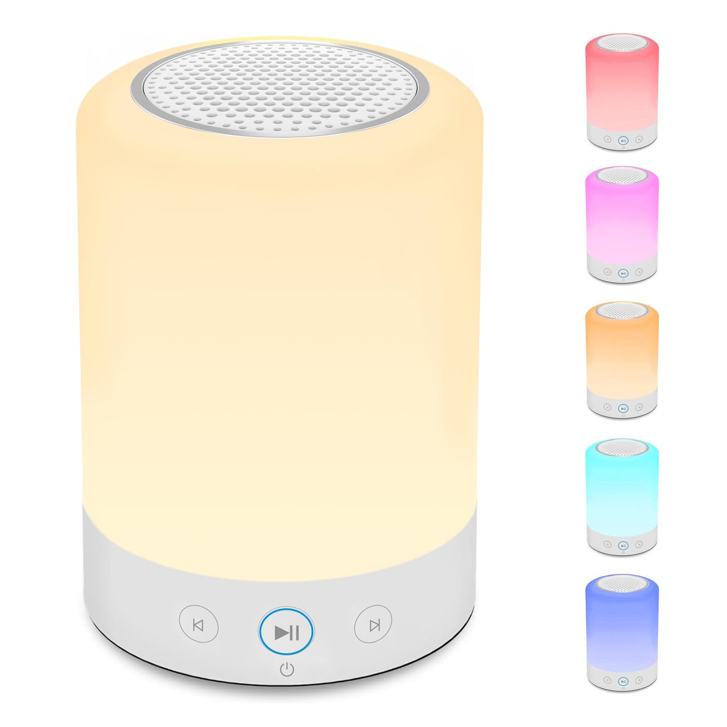 Night Lights, White Noise Machine โ 20 Non-Looping Sleep Sounds, Rechargeable Battery, Touch Control, 6 Timers & Memory Function | Portable Sound Machine for Baby, Adults, Nursery, Travel