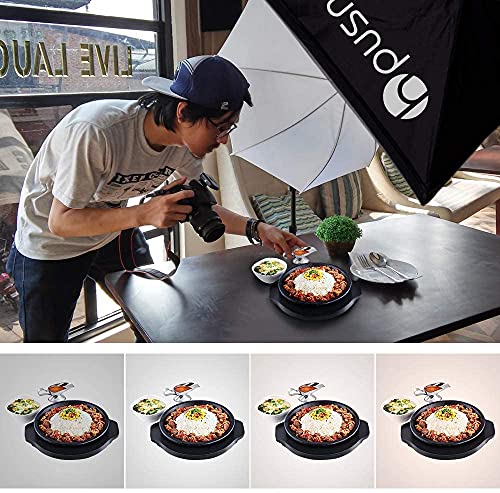 HPUSN Softbox Photography Lighting Kit, 30"X30" Softbox Lighting Kit, 2pcs E27 Socket 5400K LED Bulb, Photo Studio Light for Portrait Lighting, Photography/Video Recording/Live Streaming/YouTube - size: SB02-6