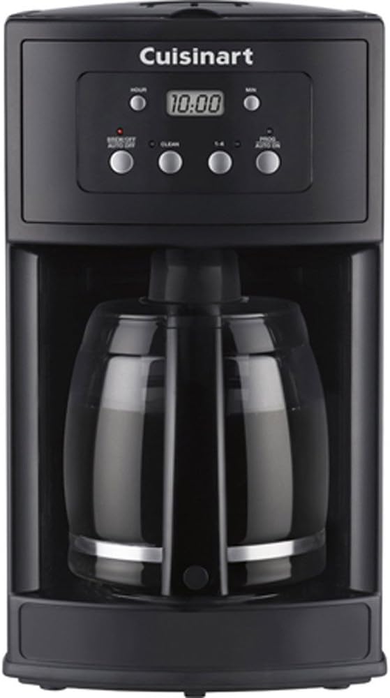 Cuisinart DCC-500FR 12 Cup Programmable Coffeemaker (Renewed), Black