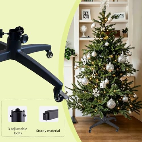 Rolling Christmas Tree Stand Fits 9 ft Artificial Christmas Trees