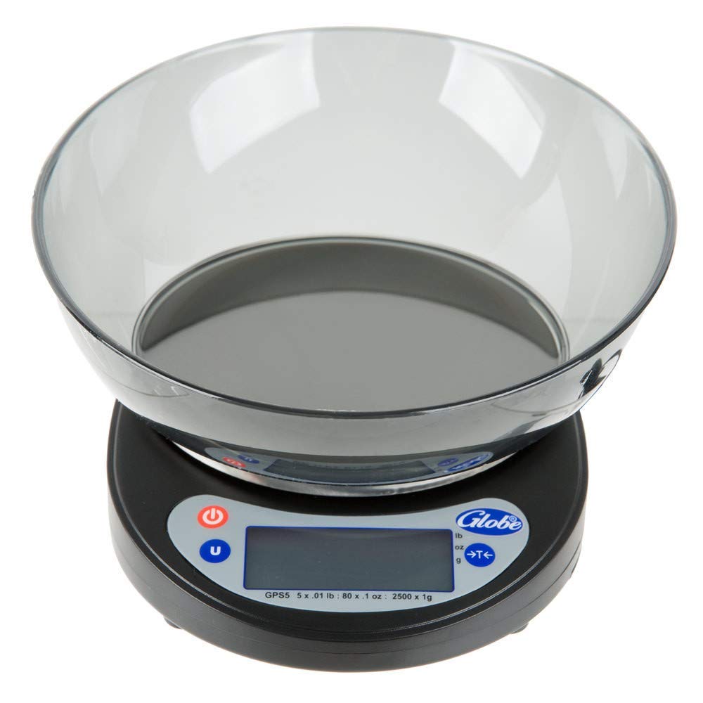 Globe GPS5 Digital Compact Portion Control Scale, Black