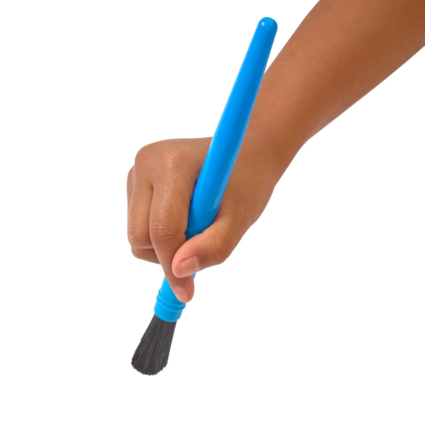 Colorations® Plastic Handle Chubby Paint Brushes with Nylon Bristles, Set of 10, Plastic Handle Paint Brushes, Crafts for Kids, Painting for Kids, Kids Paint Brushes, Paint Brushes for Children