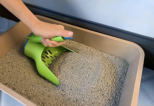 Duke-N-Boots Cat Litter Scoop and Release - Green, Kitty Scoop, Poop Scoop