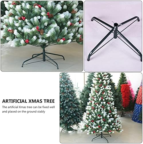 Operitacx Christmas Tree Base Christmas Tree Legs Rack Green Decor Stands for Small Stand Xmas Holder Metal Replacement Rack to Rotate Heavy