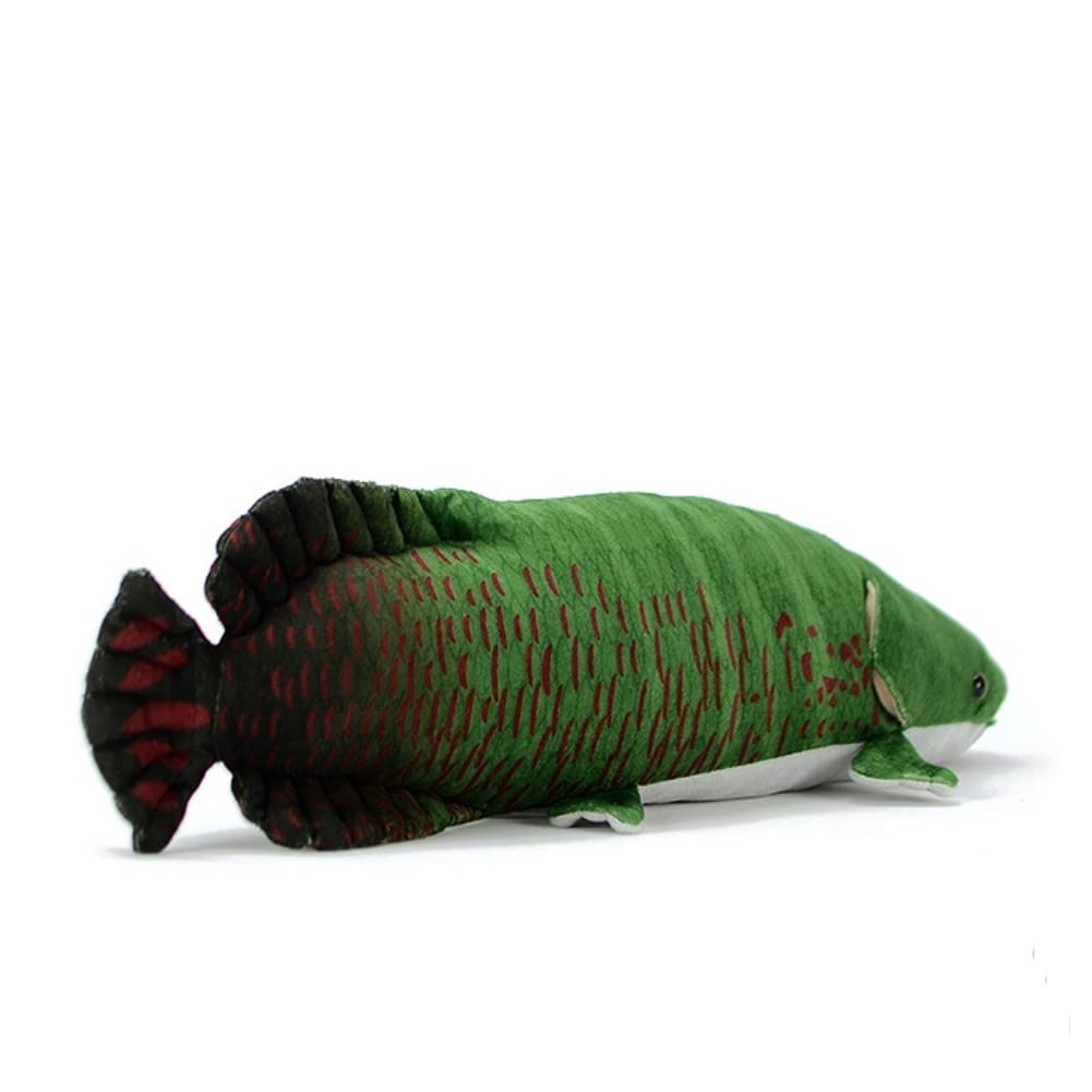Niuhoulu Arapaima Gigas Stuffed Animals Soft Plush Toy Kids Cuddly Fluffy Plushie Doll for Girls Boys Babies Toddlers Girlfriends (19")