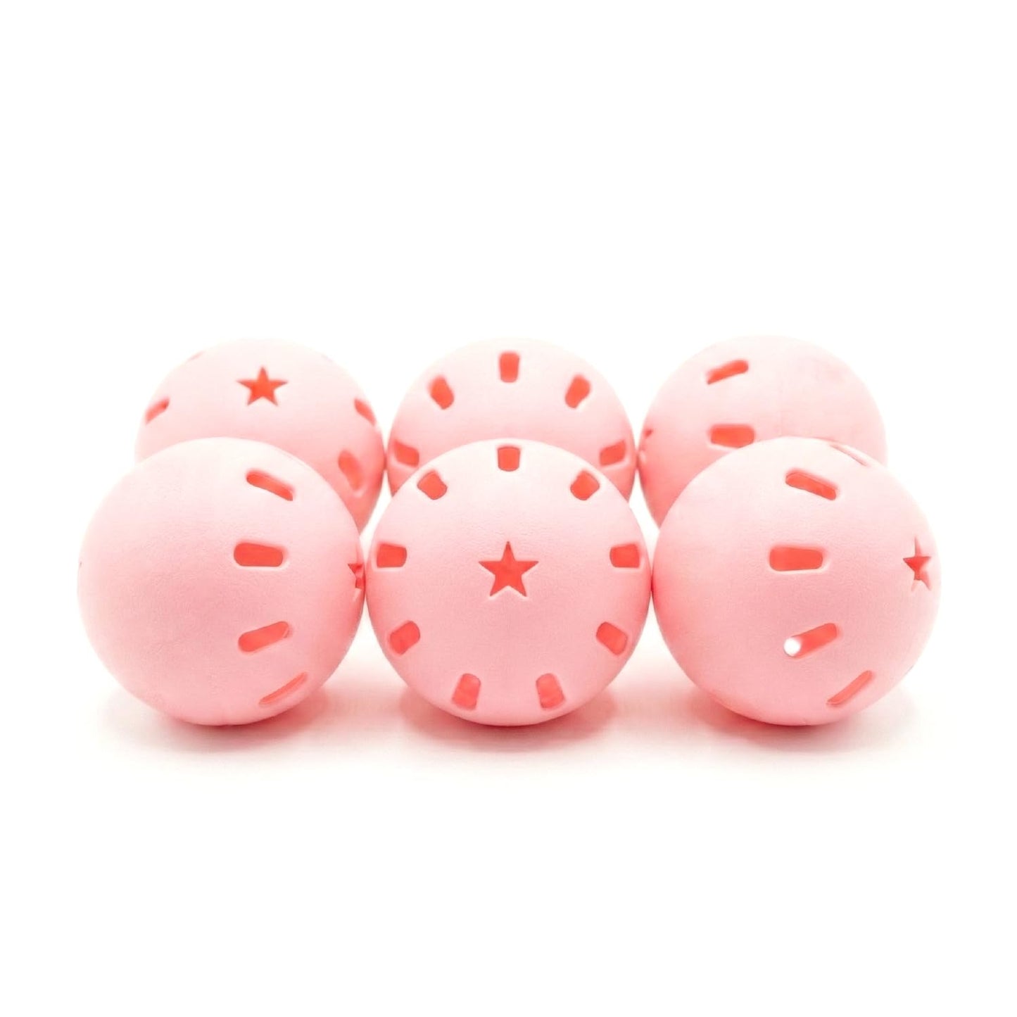 Bandit Sports Coach RAC Popper Balls 6 Pack Baseballs, Made of Impact-Resistant and Rebounding Material, Perfect Practice Baseballs for Baseball Training (6ct)