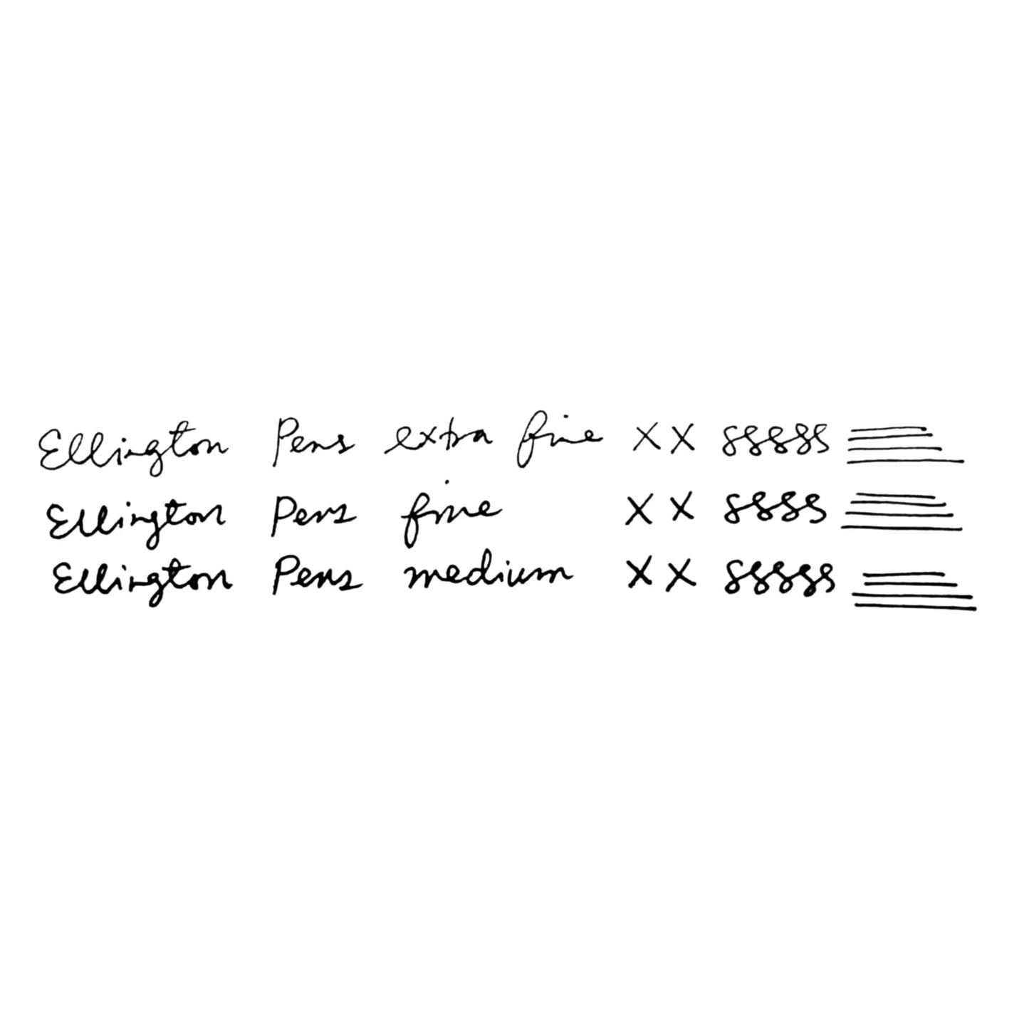 Ellington Pens Luxury Fountain Pen Set - Smooth Medium Nib - Includes 3 Ink Cartridges, Refillable Ink Converter, Gift Box - Fountain Pens For Writing, Calligraphy, Journaling, Sketching (The Stealth)