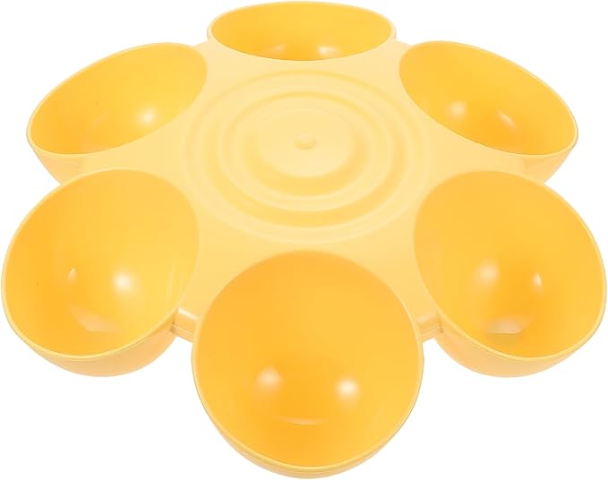 Hemobllo Multipurpose Pet Feeding Bowl with Flower Shape Design for Cats and Dogs Durable Food and Water Dish Easy to Clean 14.17 X 14.17 X 3.54 Inches