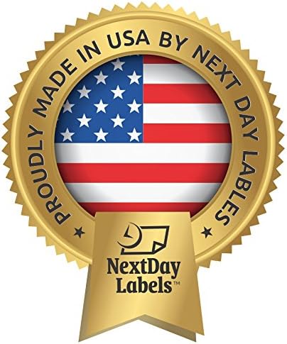 NextDayLabels - Blank Perforated Cards 6 up per Page, for School, Flower, Inventory, Wedding, Trip, etc. (Buff, 300 Cards)