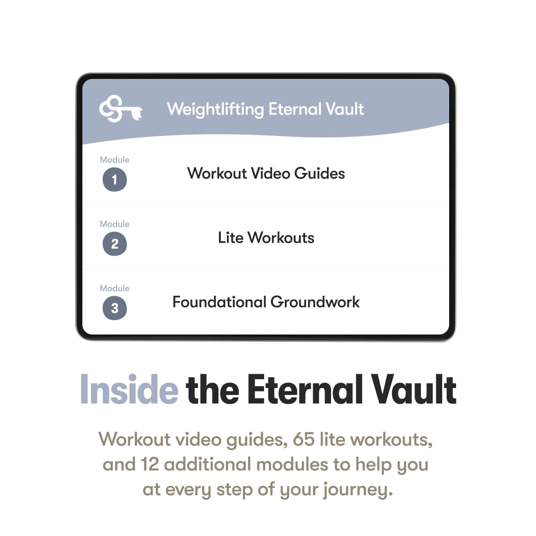 The Weightlifting Transformation Gym Buddy Journal by Habit Nest. 12-Week Trainer & Progress Tracker. Requires Full Gym Equipment. 65 Video Guided Workouts with Sets, Reps & Tracking Space.