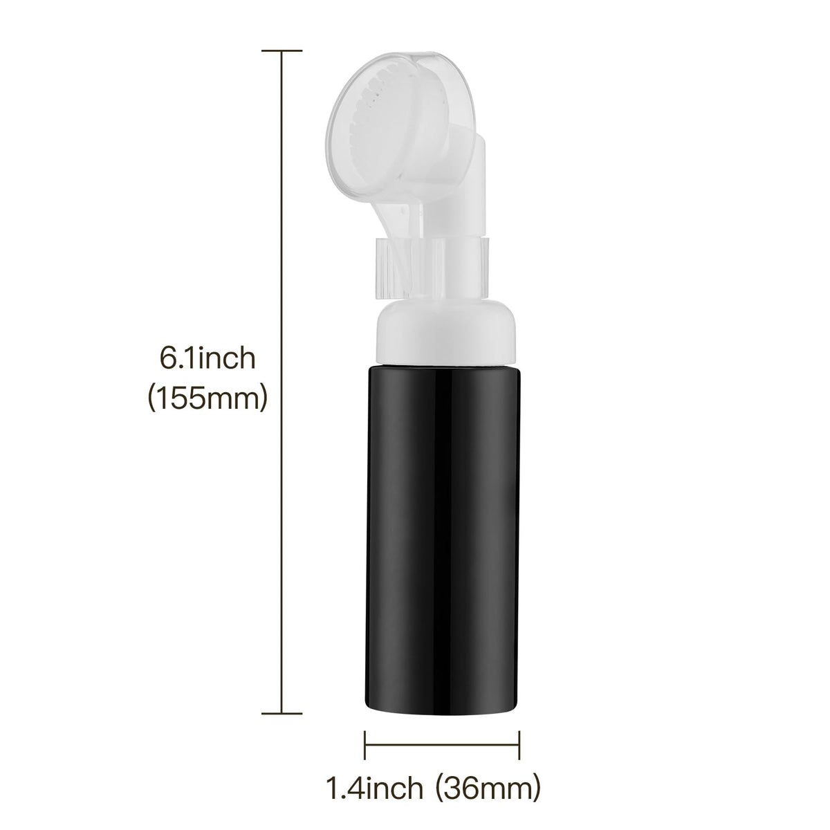 2 OZ Foam Bottle with Brush (3 Count)